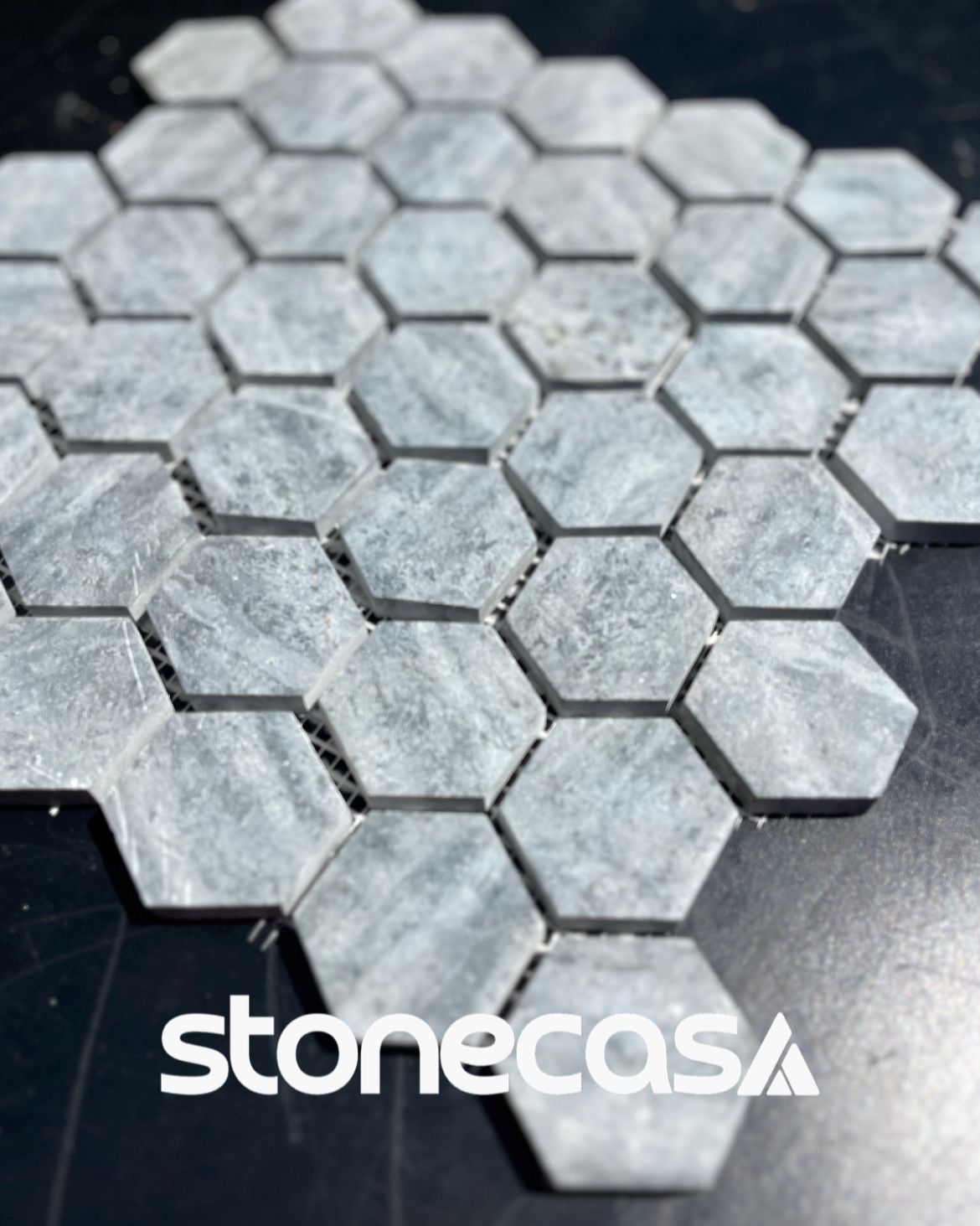 Pedra Sabão Sextavado Mosaico Pedra Sabão Sextavado Mosaico